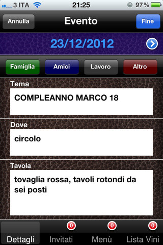 mydinners per iphone